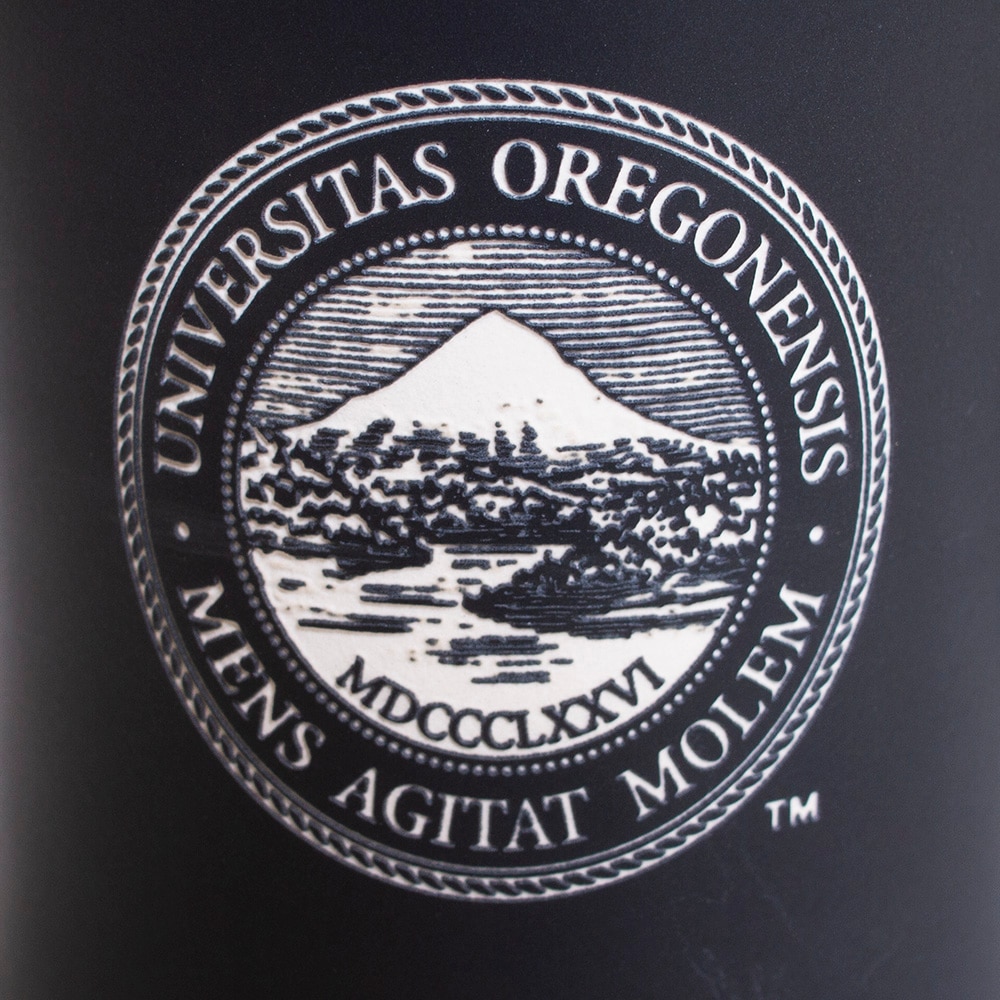 Oregon Seal, RFSJ, Inc., Alumni, Ceramic, Home & Auto, School Seal, Traditional Mug, Ceramic, Matte finish, 98617, Black